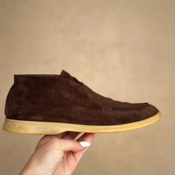 Loro Piana Brown Chukka Boots - Picture 5 of 12